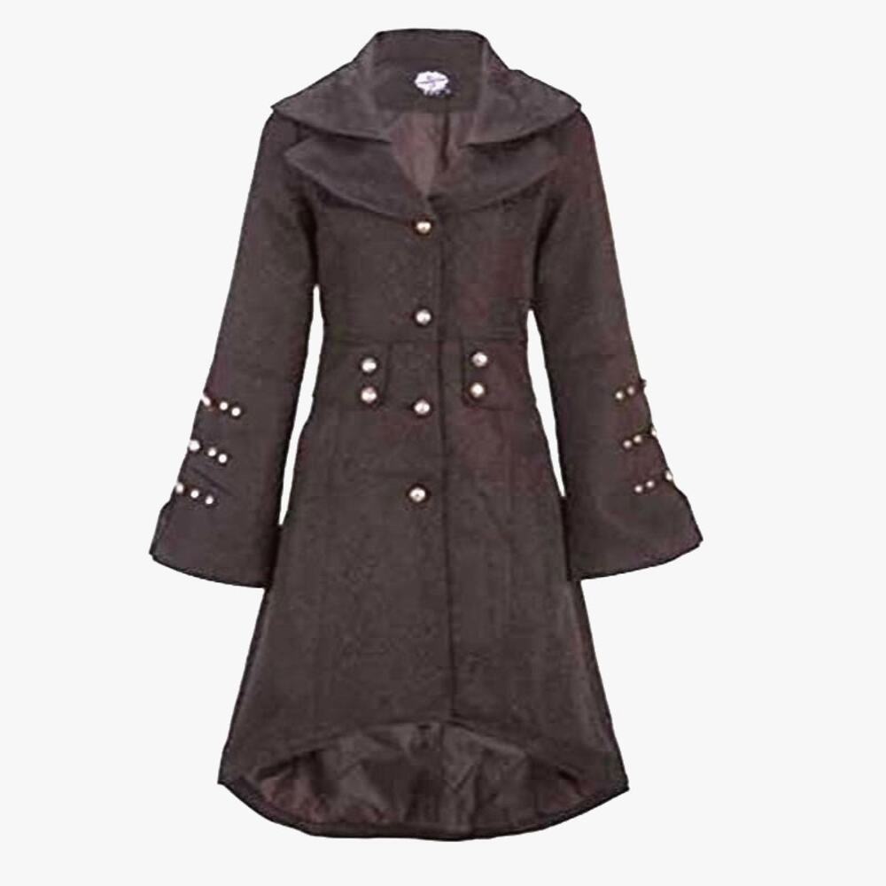 Elegant Black Trench Coat